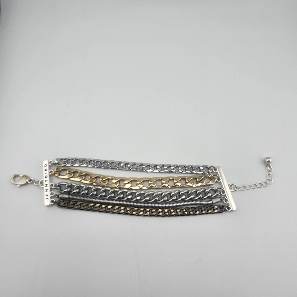 Jenny Bird Bracelet‎ 8" 5 Strand Multi- Color